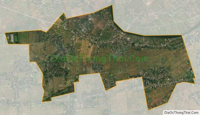 Bản đồ vệ tinh xã Bồ Đề, huyện Bình Lục