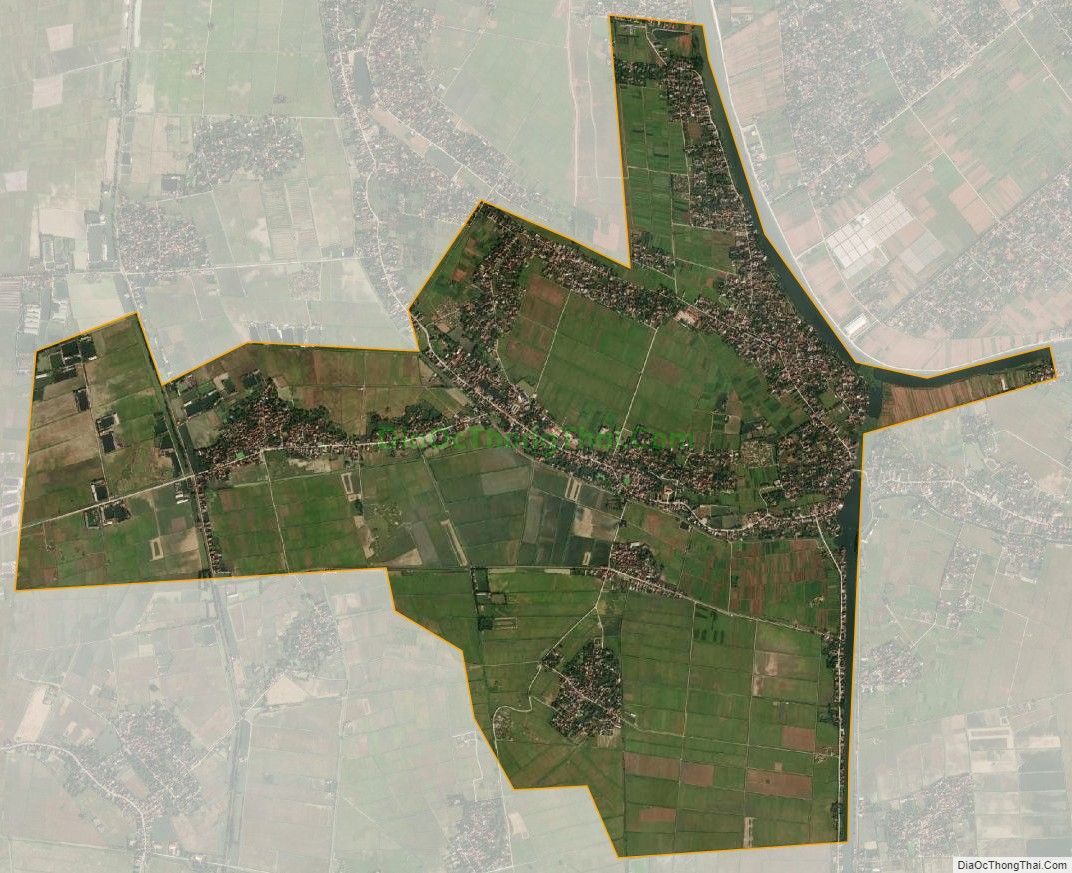 Bản đồ vệ tinh xã Đồng Du, huyện Bình Lục
