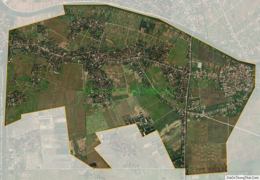 Bản đồ vệ tinh xã Hưng Công, huyện Bình Lục