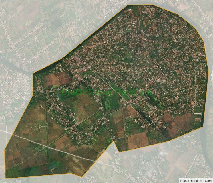 Bản đồ vệ tinh xã Ngọc Lũ, huyện Bình Lục
