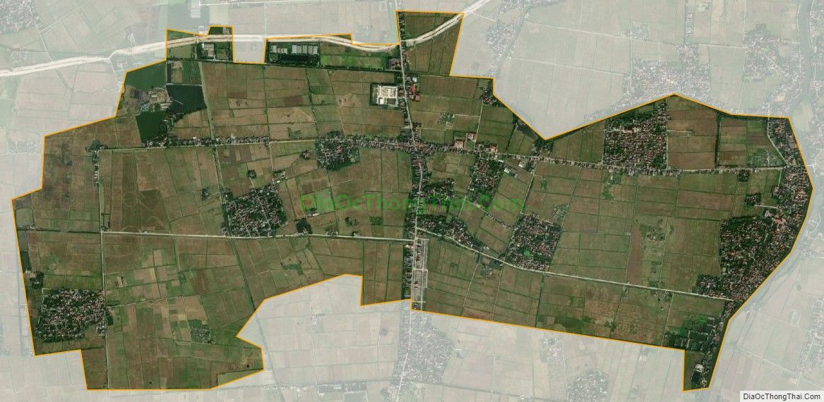 Bản đồ vệ tinh xã Tiêu Động, huyện Bình Lục