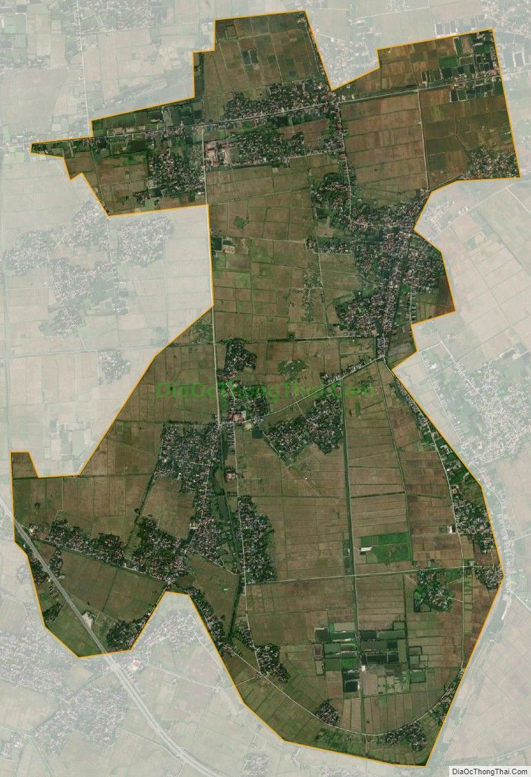 Bản đồ vệ tinh xã Vũ Bản, huyện Bình Lục