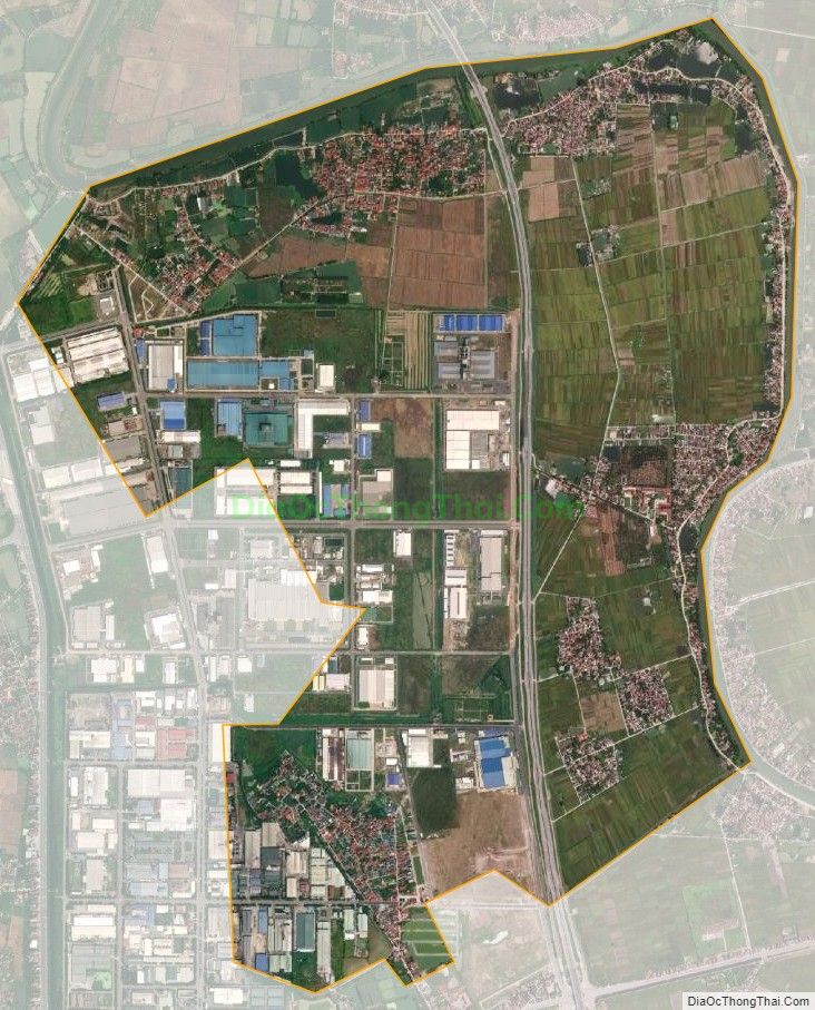 Bản đồ vệ tinh phường Bạch Thượng, thị xã Duy Tiên