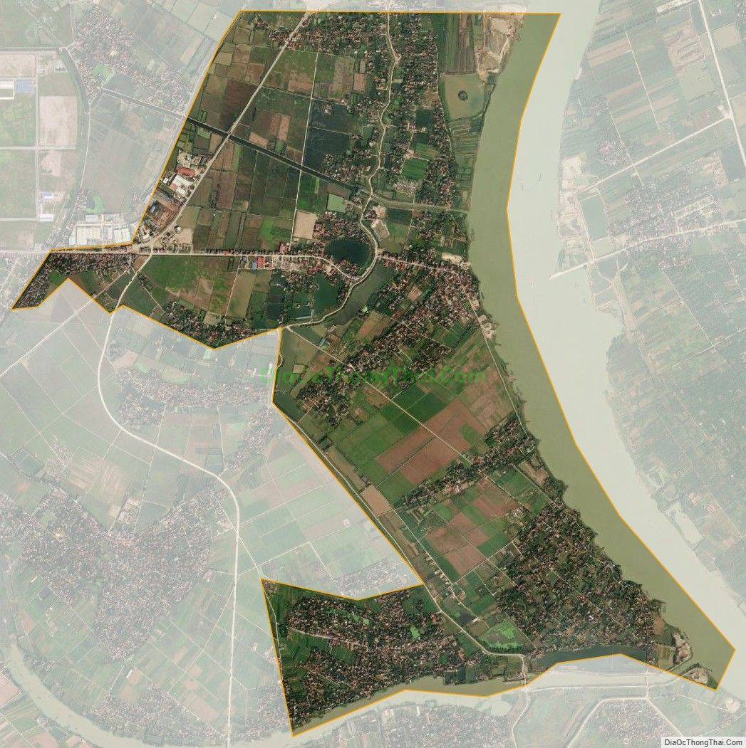 Bản đồ vệ tinh xã Chuyên Ngoại, thị xã Duy Tiên
