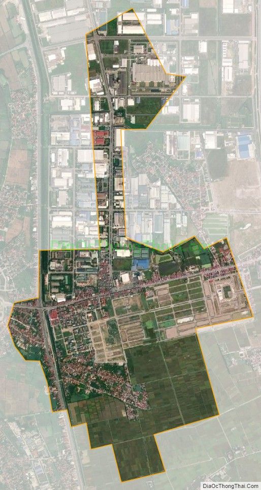 Bản đồ vệ tinh phường Đồng Văn, thị xã Duy Tiên
