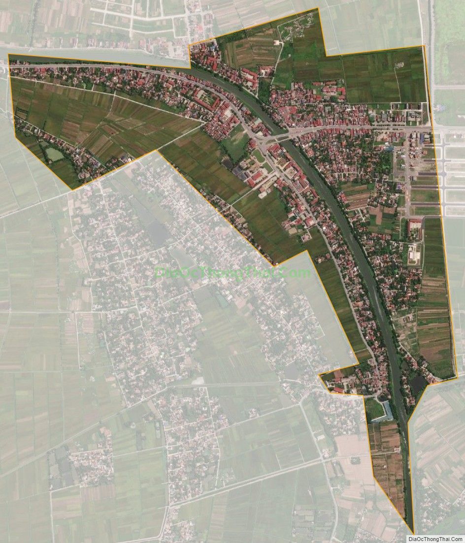 Bản đồ vệ tinh phường Hòa Mạc, thị xã Duy Tiên