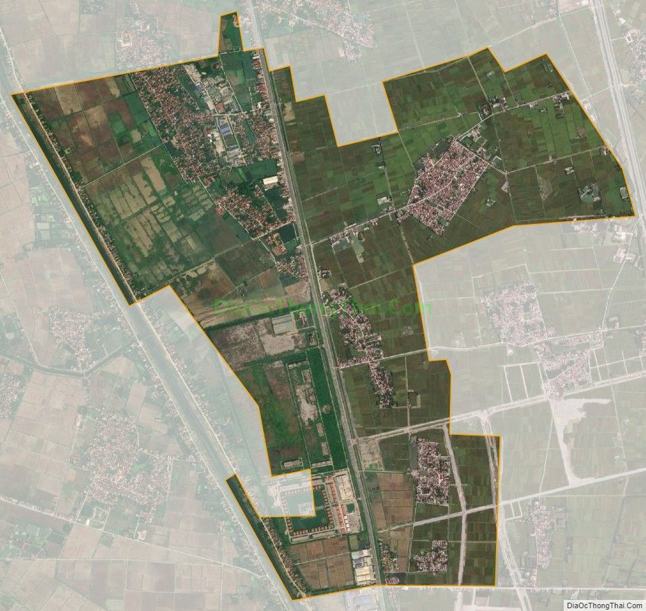 Bản đồ vệ tinh phường Hoàng Đông, thị xã Duy Tiên