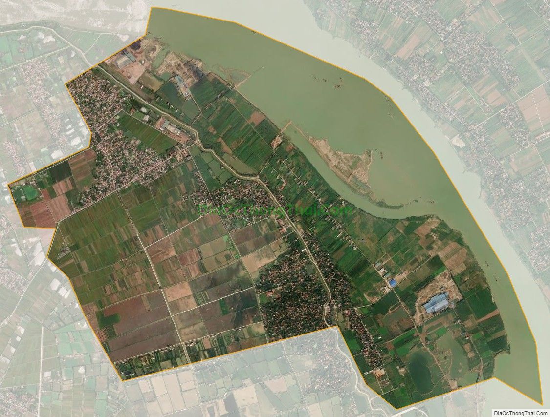 Bản đồ vệ tinh xã Mộc Bắc, thị xã Duy Tiên
