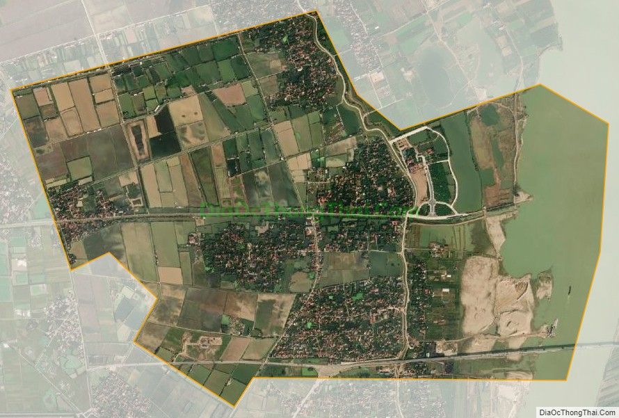 Bản đồ vệ tinh xã Mộc Nam, thị xã Duy Tiên