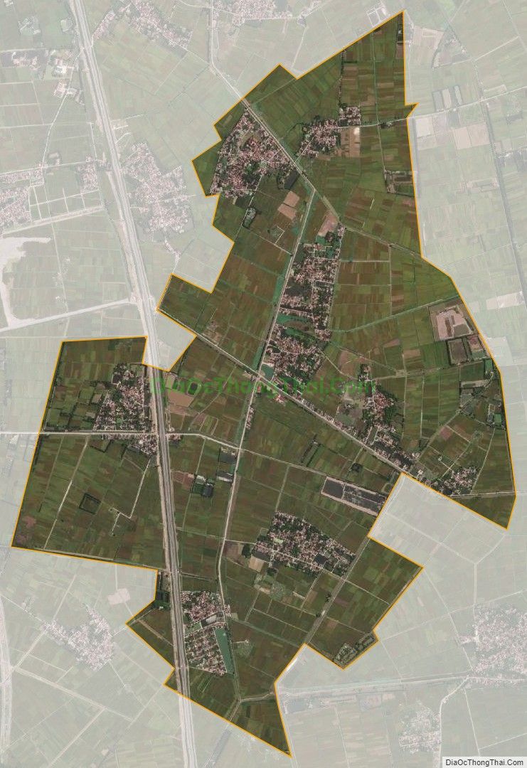 Bản đồ vệ tinh xã Tiên Ngoại, thị xã Duy Tiên