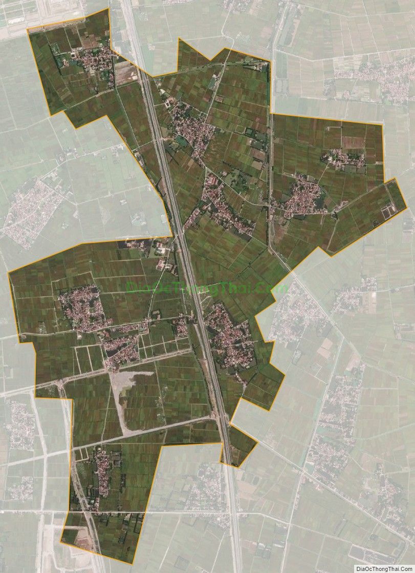 Bản đồ vệ tinh phường Tiên Nội, thị xã Duy Tiên