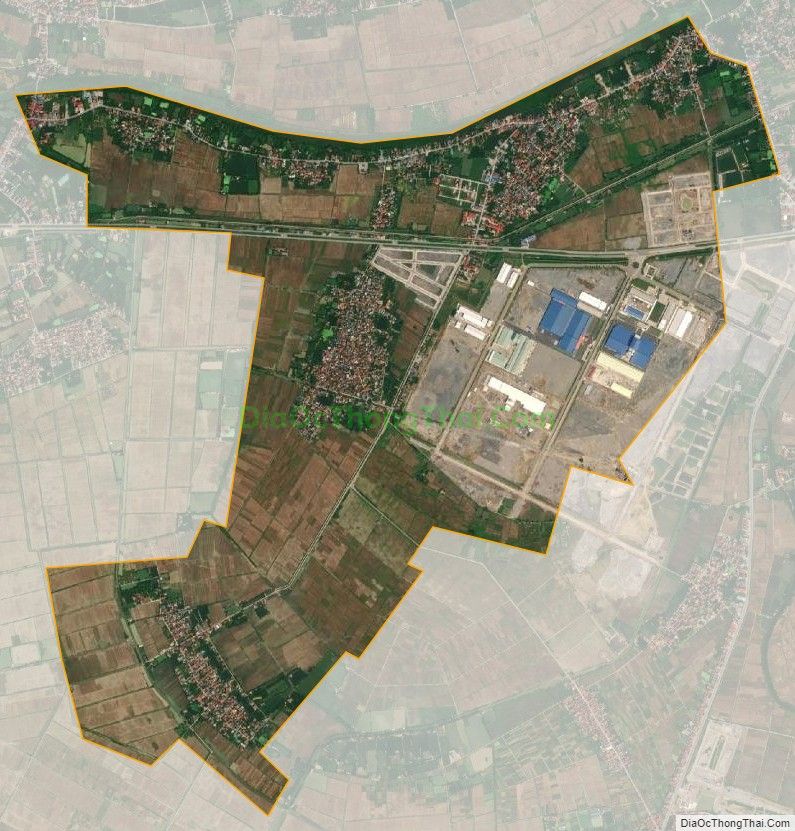 Bản đồ vệ tinh xã Đại Cương, huyện Kim Bảng