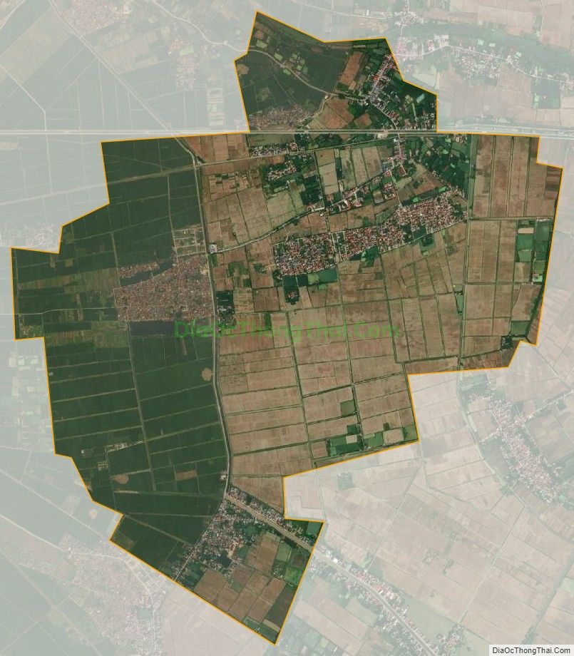 Bản đồ vệ tinh xã Lê Hồ, huyện Kim Bảng