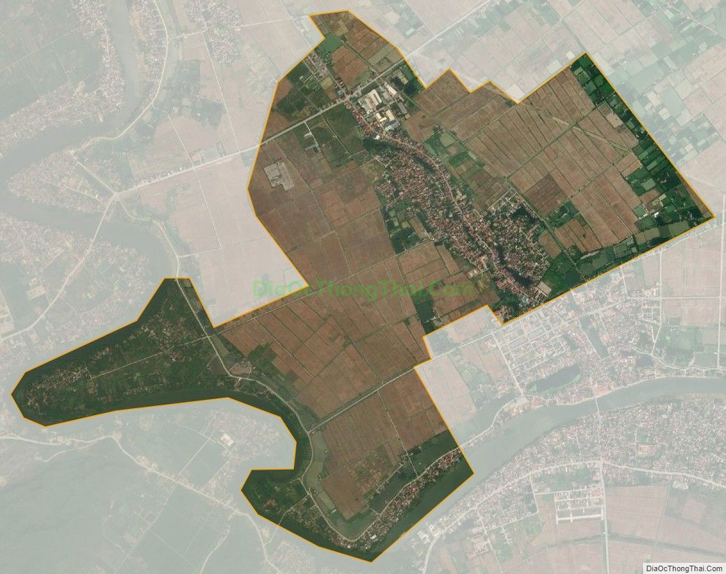 Bản đồ vệ tinh xã Ngọc Sơn, huyện Kim Bảng