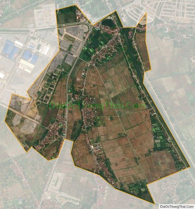 Bản đồ vệ tinh xã Nhật Tựu, huyện Kim Bảng