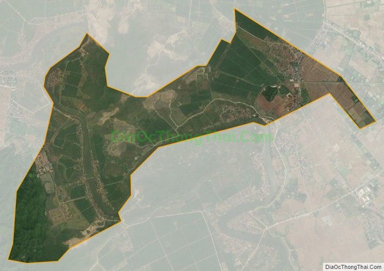 Bản đồ vệ tinh xã Tân Sơn, huyện Kim Bảng