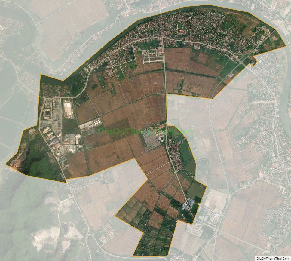 Bản đồ vệ tinh xã Thi Sơn, huyện Kim Bảng