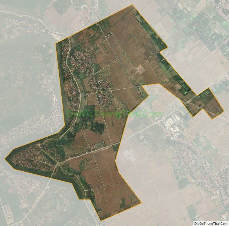 Bản đồ vệ tinh xã Thụy Lôi, huyện Kim Bảng