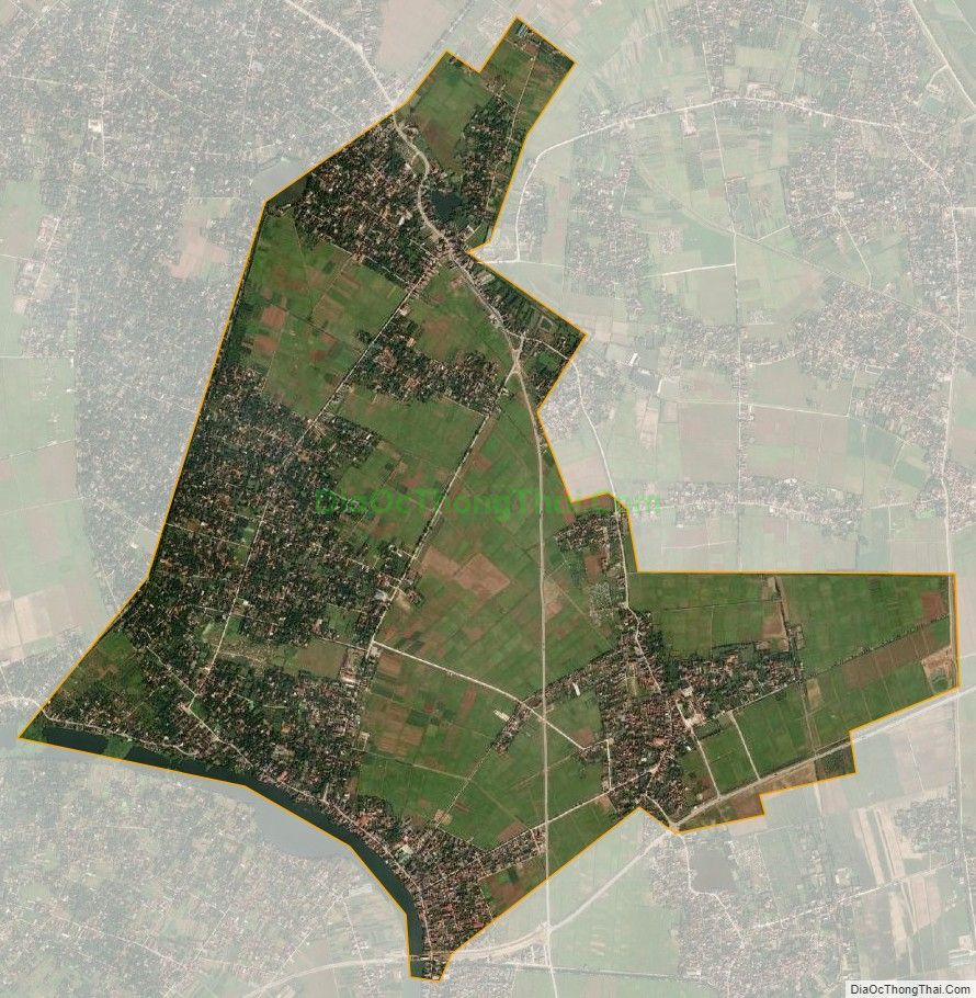 Bản đồ vệ tinh xã Công Lý, huyện Lý Nhân