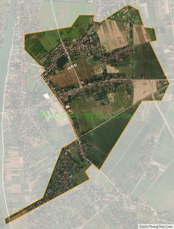 Bản đồ vệ tinh xã Đồng Lý (cũ), huyện Lý Nhân