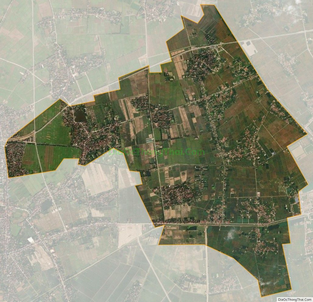 Bản đồ vệ tinh xã Đức Lý, huyện Lý Nhân