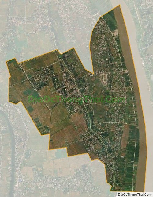 Bản đồ vệ tinh xã Phú Phúc, huyện Lý Nhân
