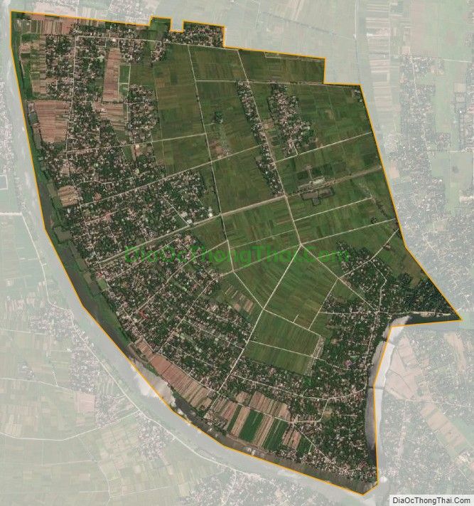 Bản đồ vệ tinh xã Văn Lý, huyện Lý Nhân