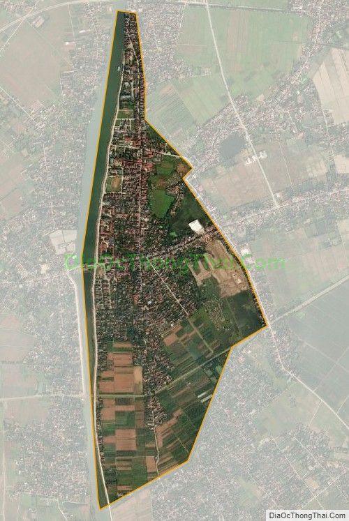 Bản đồ vệ tinh Thị trấn Vĩnh Trụ, huyện Lý Nhân