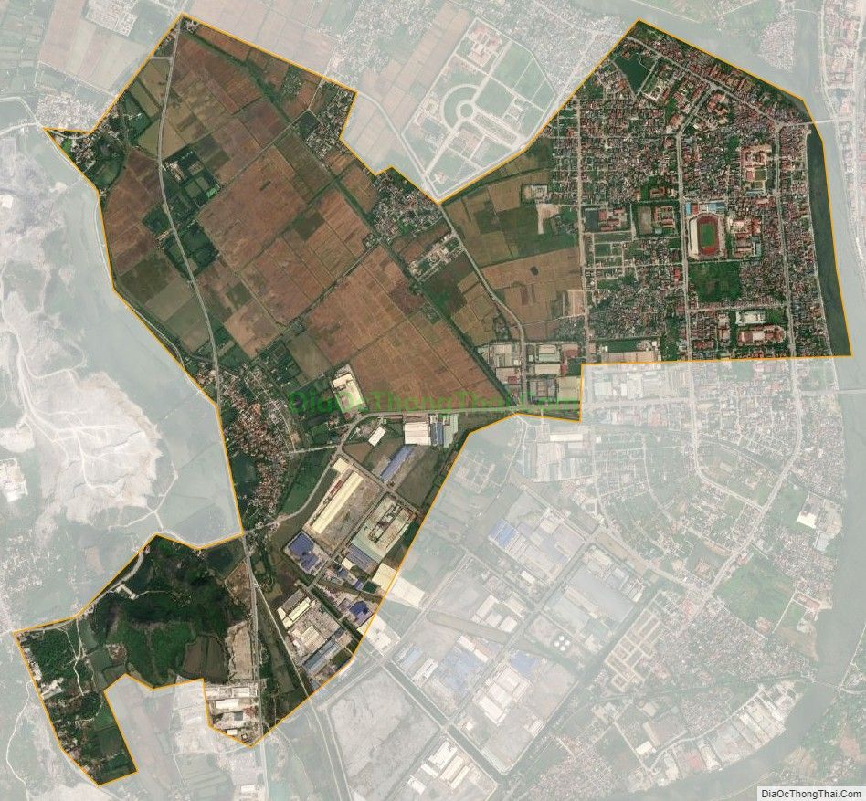Bản đồ vệ tinh phường Lê Hồng Phong, thành phố Phủ Lý