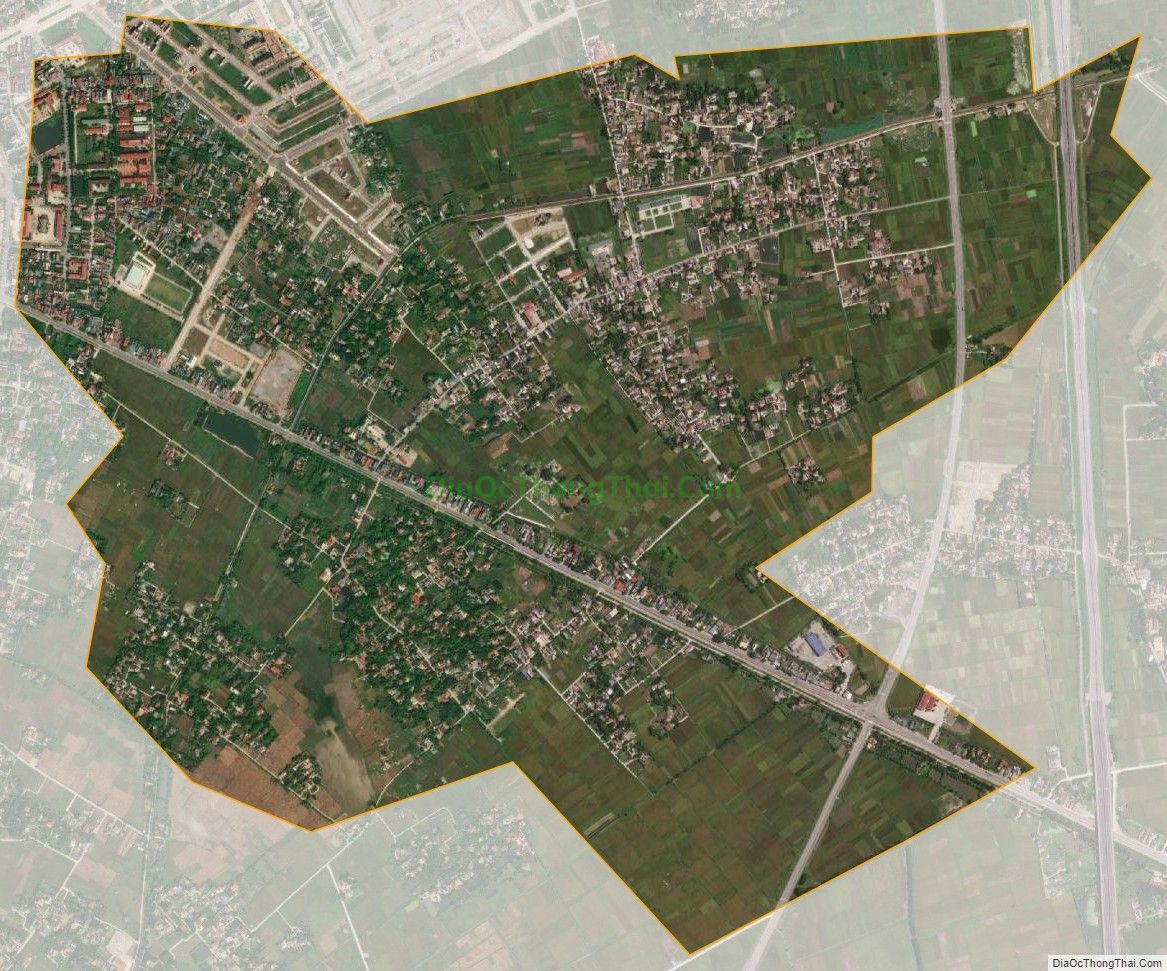Bản đồ vệ tinh xã Liêm Chung, thành phố Phủ Lý