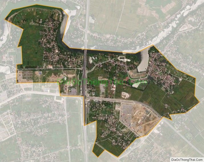 Bản đồ vệ tinh xã Liêm Tuyền, thành phố Phủ Lý