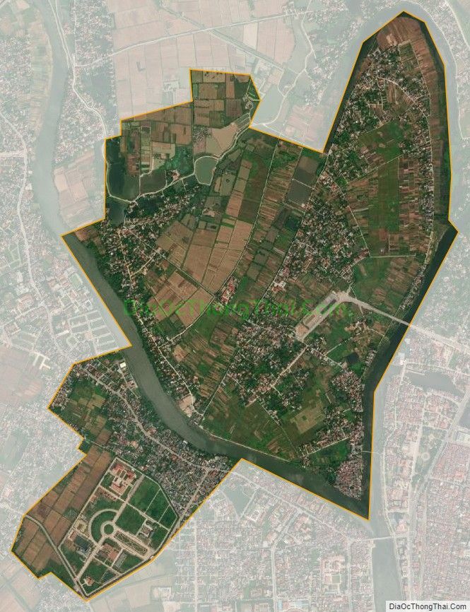 Bản đồ vệ tinh xã Phù Vân, thành phố Phủ Lý