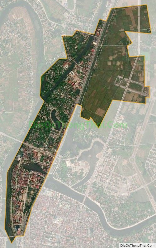 Bản đồ vệ tinh phường Quang Trung, thành phố Phủ Lý