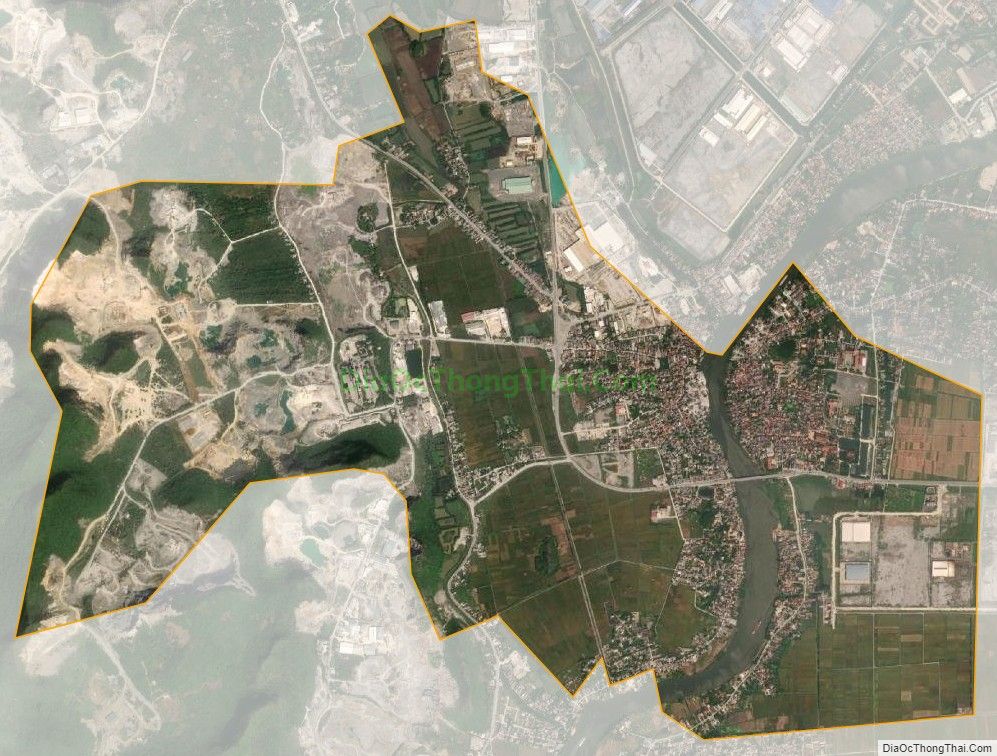 Bản đồ vệ tinh Thị trấn Kiện Khê, huyện Thanh Liêm
