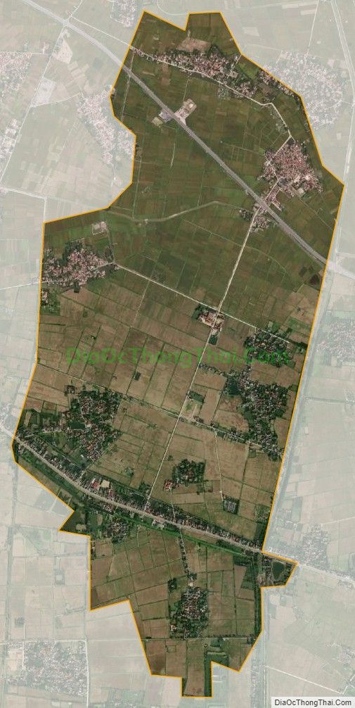 Bản đồ vệ tinh xã Liêm Phong, huyện Thanh Liêm