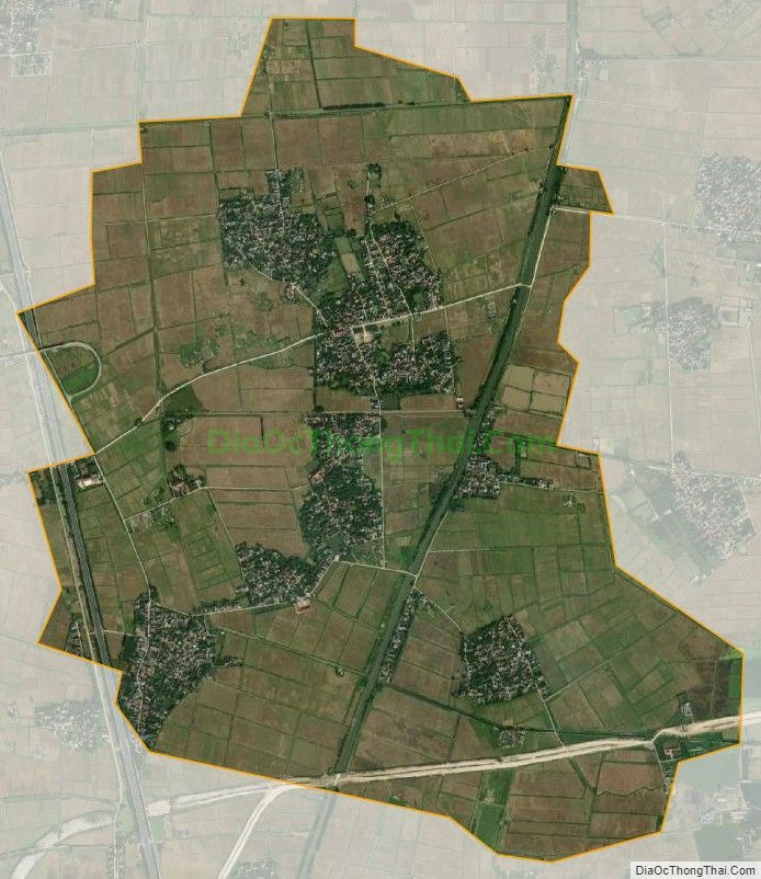 Bản đồ vệ tinh xã Liêm Túc, huyện Thanh Liêm