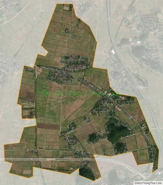Bản đồ vệ tinh xã Thanh Bình (cũ), huyện Thanh Liêm