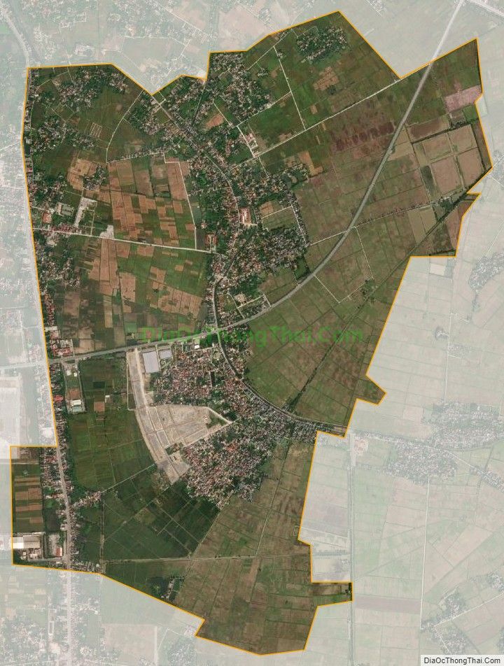 Bản đồ vệ tinh xã Thanh Hà, huyện Thanh Liêm