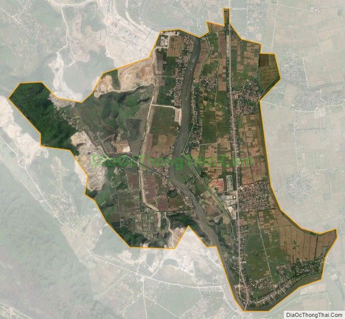 Bản đồ vệ tinh xã Thanh Hải, huyện Thanh Liêm