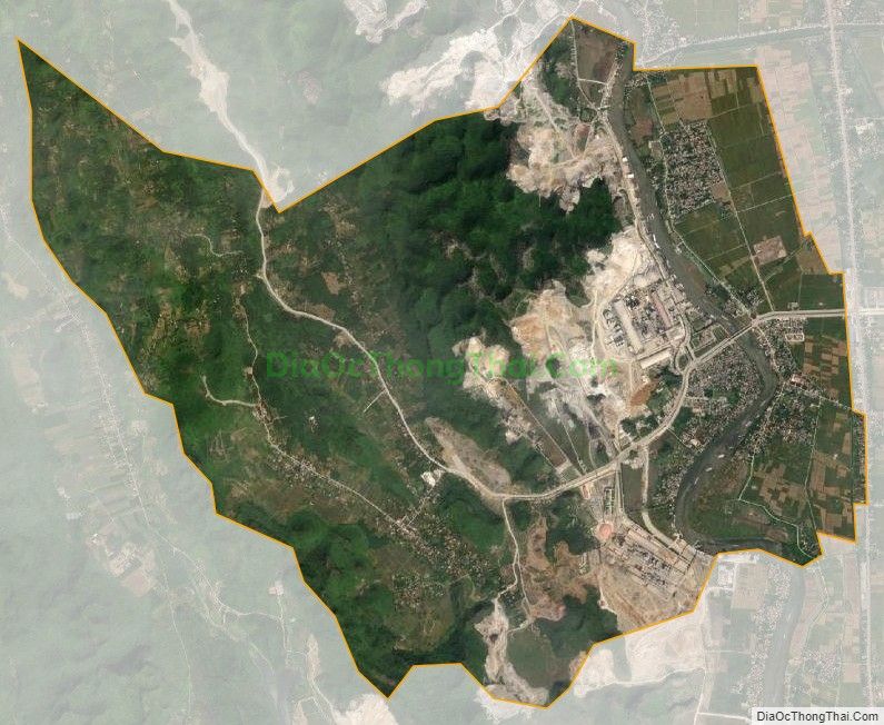 Bản đồ vệ tinh xã Thanh Nghị, huyện Thanh Liêm