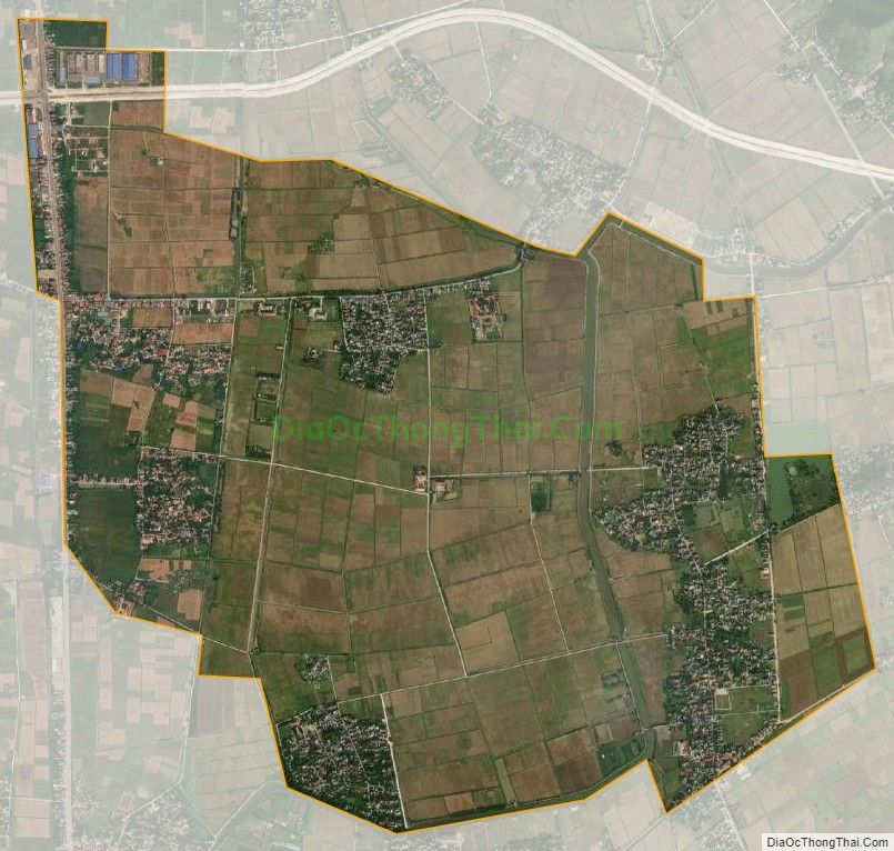Bản đồ vệ tinh xã Thanh Nguyên, huyện Thanh Liêm