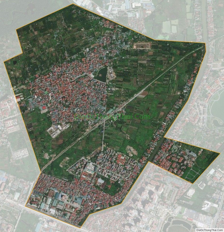 Bản đồ vệ tinh phường Phú Diễn, quận Bắc Từ Liêm