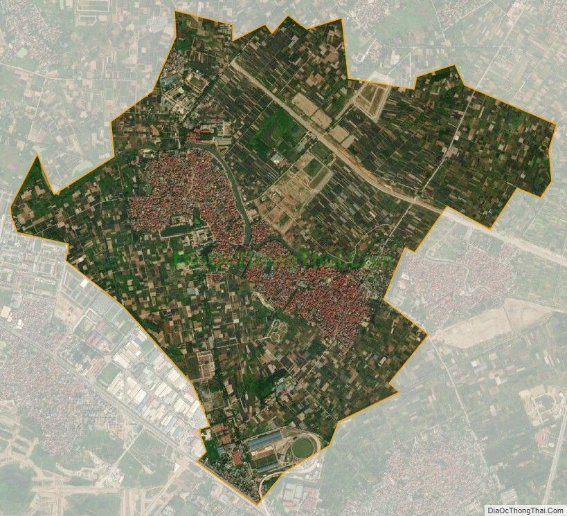 Bản đồ vệ tinh phường Tây Tựu, quận Bắc Từ Liêm