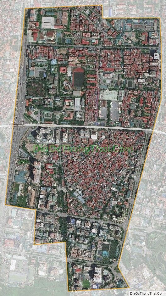 Bản đồ vệ tinh phường Dịch Vọng Hậu, quận Cầu Giấy