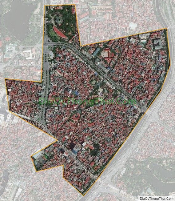 Bản đồ vệ tinh phường Quan Hoa, quận Cầu Giấy