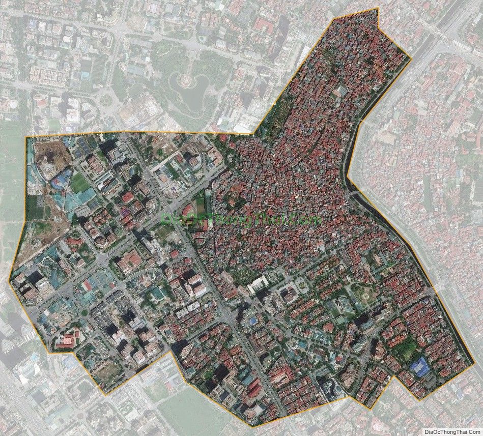 Bản đồ vệ tinh phường Yên Hòa, quận Cầu Giấy