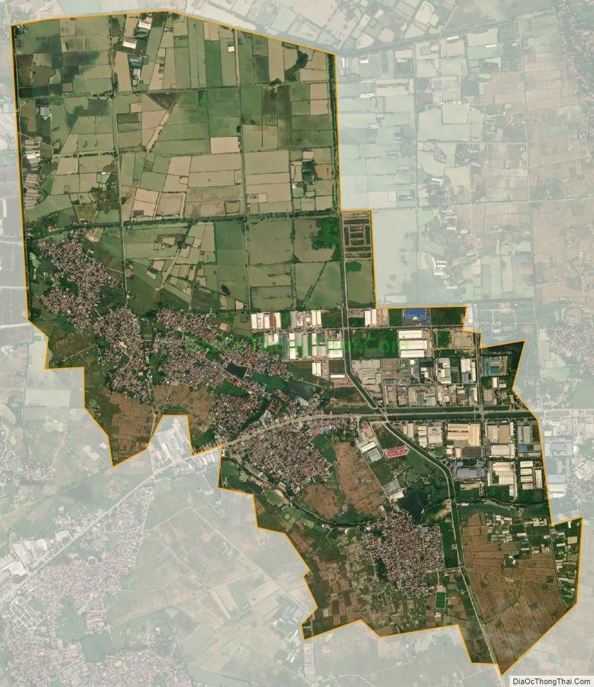 Bản đồ vệ tinh xã Phú Nghĩa, huyện Chương Mỹ