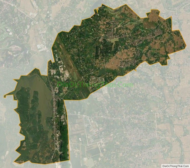 Bản đồ vệ tinh xã Trần Phú, huyện Chương Mỹ