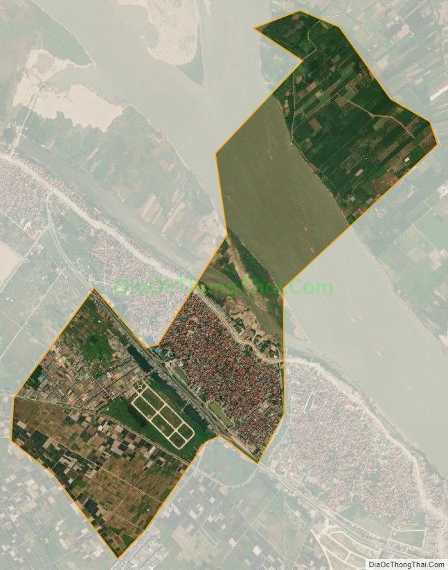 Bản đồ vệ tinh xã Liên Hà, huyện Đan Phượng