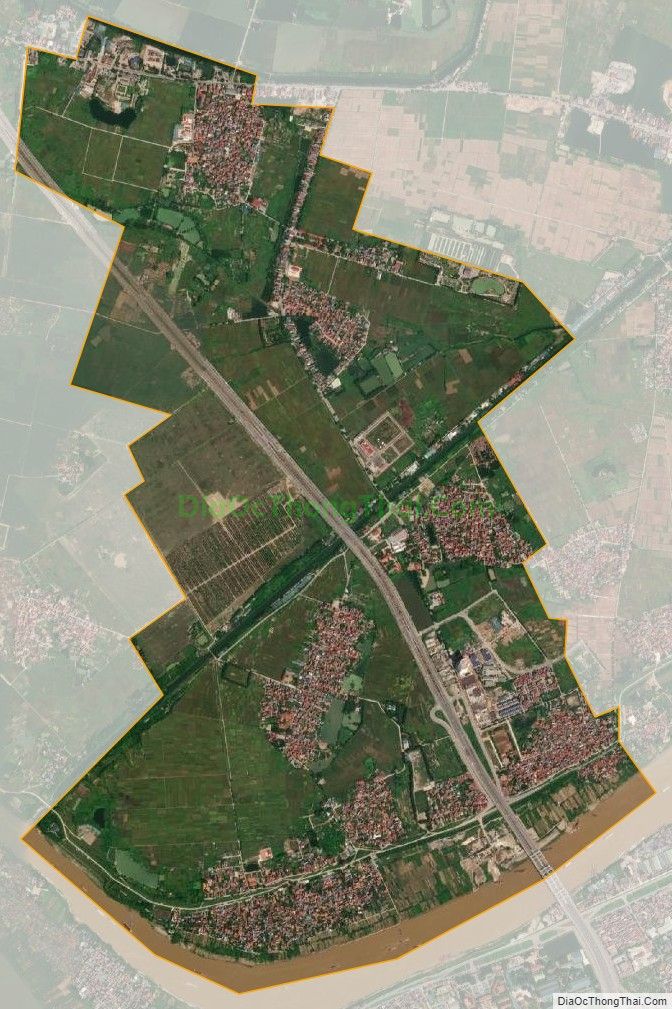 Bản đồ vệ tinh xã Đông Hội, huyện Đông Anh